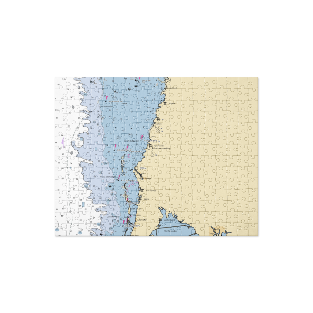 Turtle Cove Marina (Holiday, FL) NOAA Chart Jigsaw Puzzle 
