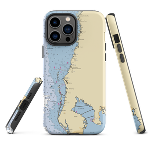 Edgewaters Restaurant (New Port Richey, FL) NOAA Chart  Tough iPhone Case