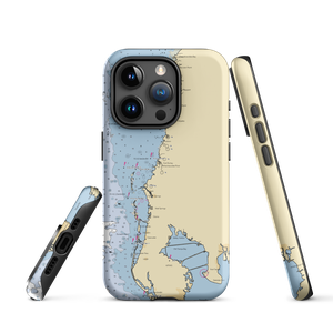 Edgewaters Restaurant (New Port Richey, FL) NOAA Chart  Tough iPhone Case