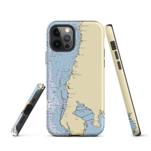 Edgewaters Restaurant (New Port Richey, FL) NOAA Chart  Tough iPhone Case