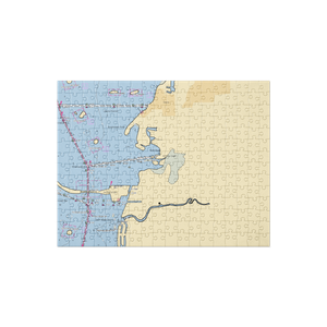 Prior Marina (Ozona, FL) NOAA Chart Jigsaw Puzzle