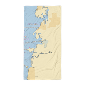 Prior Marina (Ozona, FL) NOAA Chart Towel