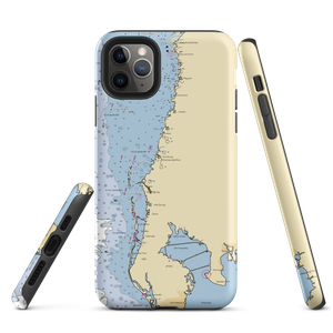 Marker 25 Marina (Holiday, FL) NOAA Chart  Tough iPhone Case