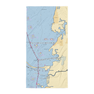 Ozona Fish Camp (Ozona, FL) NOAA Chart Towel