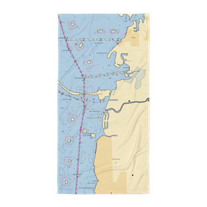 Pirate's Cove Marina (Ozona, FL) NOAA Chart Towel