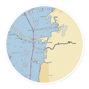 Pirate's Cove Marina (Ozona, FL) NOAA Chart Sticker