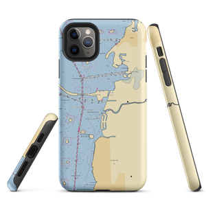 Marker 1 Marina (Ozona, FL) NOAA Chart  Tough iPhone Case