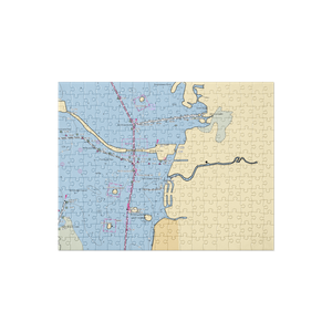 Marker 1 Marina (Ozona, FL) NOAA Chart Jigsaw Puzzle