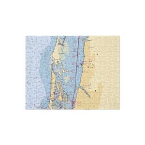 Dunedin Boat Club (Dunedin, FL) NOAA Chart Jigsaw Puzzle