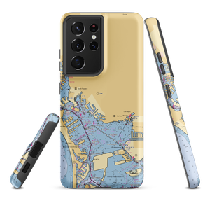 Pasadena Yacht & Country Club (Saint Petersburg, FL) NOAA Chart Samsung Phone Case