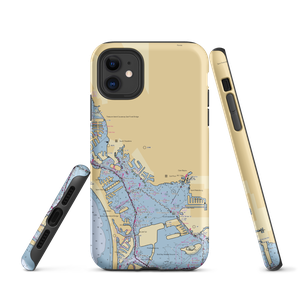 Pasadena Yacht & Country Club (Saint Petersburg, FL) NOAA Chart  Tough iPhone Case