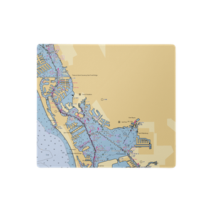 Pasadena Yacht & Country Club (Saint Petersburg, FL) NOAA Chart  Gaming Mouse Pad