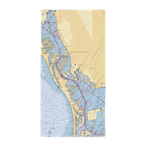 MarineMax St Petersburg (Saint Petersburg, FL) NOAA Chart Towel