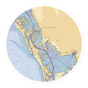 Great American Marine (Saint Petersburg, FL) NOAA Chart Sticker