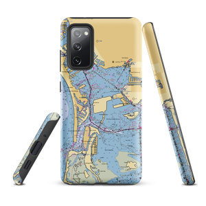 Isla Del-Sol Yacht Club Marina (Saint Petersburg, FL) NOAA Chart Samsung Phone Case