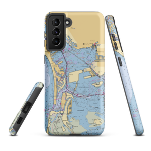 Isla Del-Sol Yacht Club Marina (Saint Petersburg, FL) NOAA Chart Samsung Phone Case