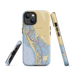 The BoardWalk Grill (Saint Petersburg, FL) NOAA Chart  Tough iPhone Case