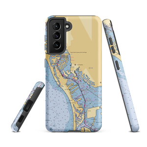 Bay Street Villas and Resort Marina (Saint Petersburg, FL) NOAA Chart Samsung Phone Case