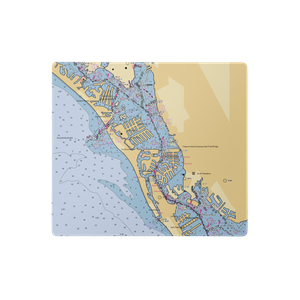 The Club at Treasure Island (Saint Petersburg, FL) NOAA Chart  Gaming Mouse Pad