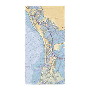 Bay Palms Waterfront Resort & Marina - St Pete Beach (Saint Petersburg, FL) NOAA Chart Towel