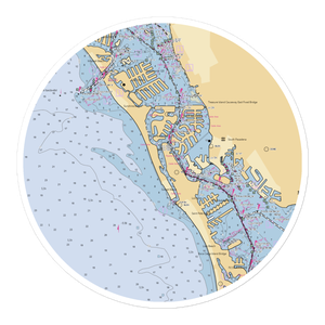 Blind Pass Marina (Saint Petersburg, FL) NOAA Chart Sticker