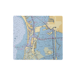 Tierra Verde Marina (Saint Petersburg, FL) NOAA Chart  Gaming Mouse Pad