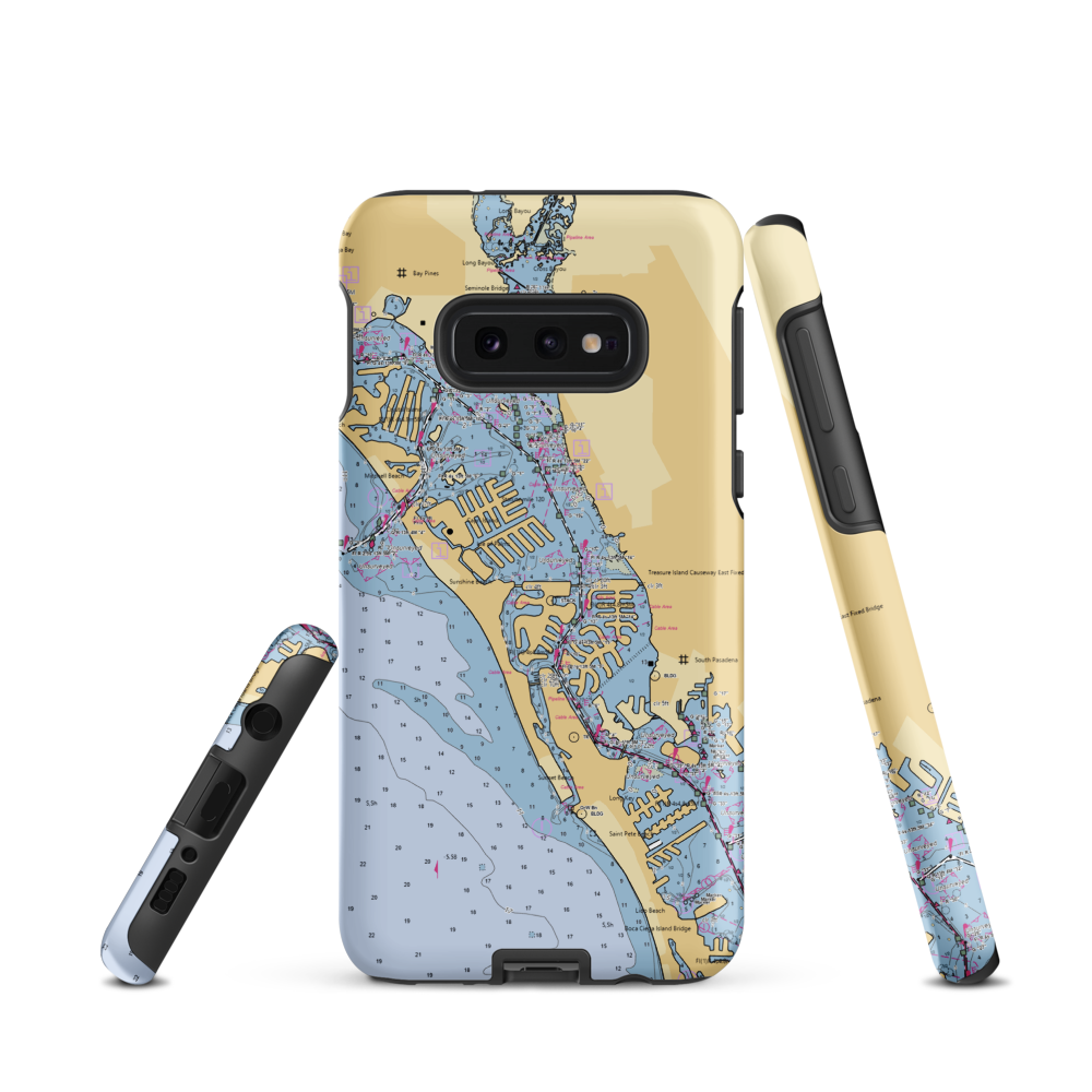 Fusion Resort (Saint Petersburg, FL) NOAA Chart Samsung Phone Case Samsung Galaxy S10e model shown