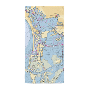 PORT 32 Tierra Verde (Saint Petersburg, FL) NOAA Chart Towel