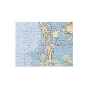 St Petersburg Yacht Club Pass-A-Grille Yacht Club (Saint Petersburg, FL) NOAA Chart Jigsaw Puzzle