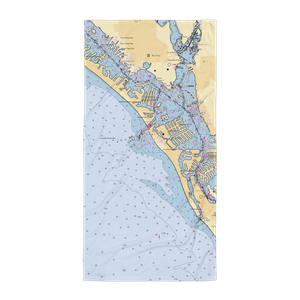Bayside Inn & Marina (Saint Petersburg, FL) NOAA Chart Towel