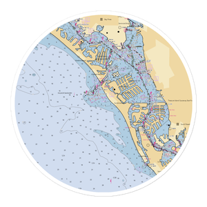 Bayside Inn & Marina (Saint Petersburg, FL) NOAA Chart Sticker