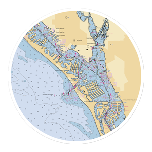 Madeira Beach Moorings (Saint Petersburg, FL) NOAA Chart Sticker