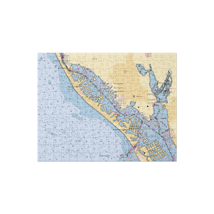 Madeira Landing Marina (Saint Petersburg, FL) NOAA Chart Jigsaw Puzzle