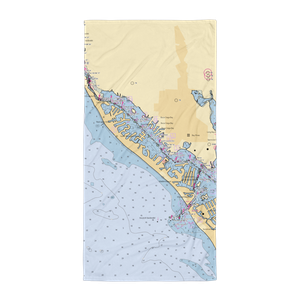 Madeira Landing Marina (Saint Petersburg, FL) NOAA Chart Towel