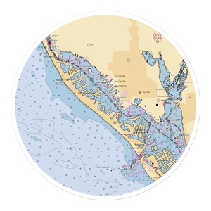 Madeira Landing Marina (Saint Petersburg, FL) NOAA Chart Sticker