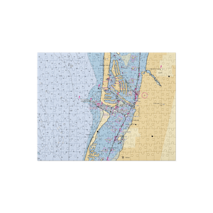 Clearwater Yacht Club (Clearwater Beach, FL) NOAA Chart Jigsaw Puzzle