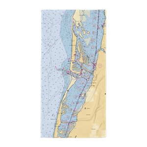 Clearwater Yacht Club (Clearwater Beach, FL) NOAA Chart Towel