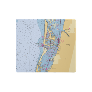 Clearwater Yacht Club (Clearwater Beach, FL) NOAA Chart  Gaming Mouse Pad