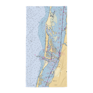 Clearwater Beach Municipal Marina (Clearwater Beach, FL) NOAA Chart Towel