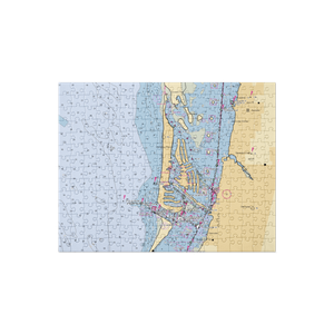 Harbor View Resort & Marina (Clearwater Beach, FL) NOAA Chart Jigsaw Puzzle