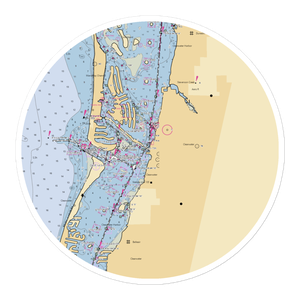 Clearwater Bay Marina (Clearwater, FL) NOAA Chart Sticker