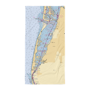 Belleair Causeway Bait-Tackle (Belleair Beach, FL) NOAA Chart Towel