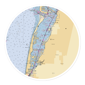 Belleair Causeway Bait-Tackle (Belleair Beach, FL) NOAA Chart Sticker