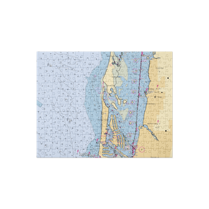 Carlouel Yacht Club (Clearwater Beach, FL) NOAA Chart Jigsaw Puzzle