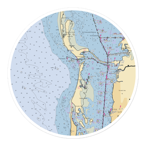 Caladesi Island State Park Marina (Dunedin, FL) NOAA Chart Sticker