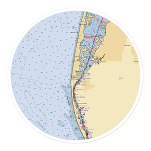 Largo Intercoastal Marine (Indian Rocks Beach, FL) NOAA Chart Sticker