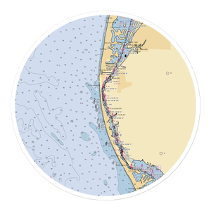 Indian Springs Marina (Indian Rocks Beach, FL) NOAA Chart Sticker