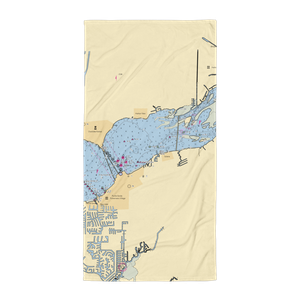 Punta Gorda Marina (Port Charlotte, FL) NOAA Chart Towel