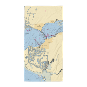 Laishley Park Municipal Marina (Port Charlotte, FL) NOAA Chart Towel