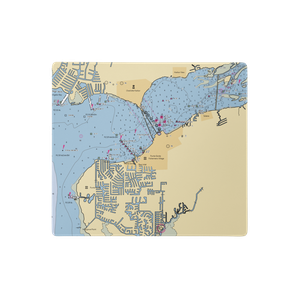 Laishley Park Municipal Marina (Port Charlotte, FL) NOAA Chart  Gaming Mouse Pad